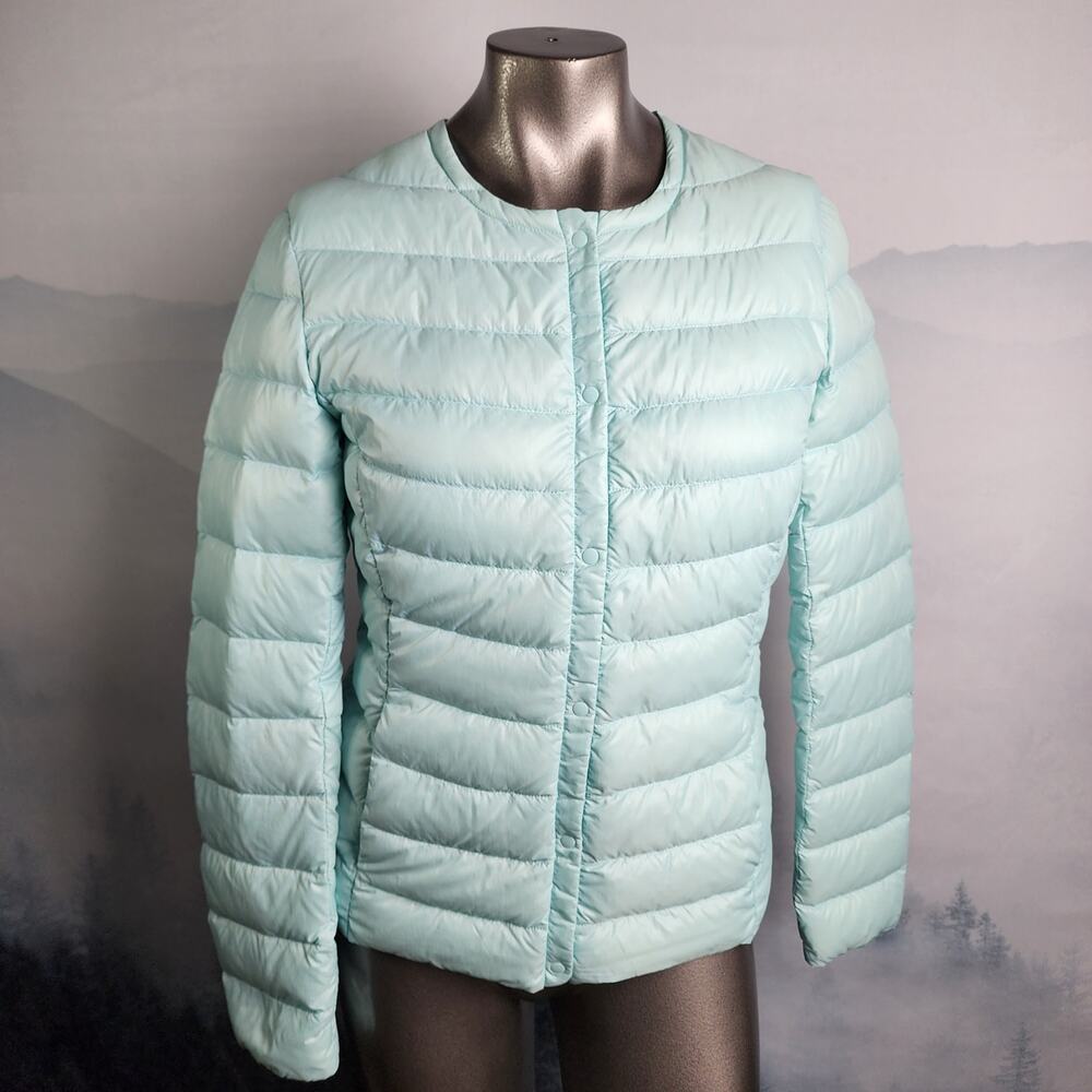 Woman by Tchibo Baby Blue Down Puffer Jacket | Women's Small